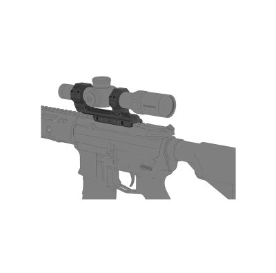 30mm X-MOD 1.5'' One Piece Extended Picatinny Mount