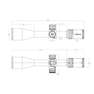 กล้องติดปืน Vector optics Sentinel 5-25x50 HD FFP scope