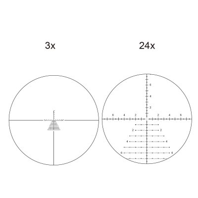 กล้องติดปืนไรเฟิล Taurus GenII 3-24x56 ED FFP Rifle Scope