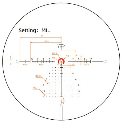 Vector optics Constantine 1-10x24 HD FFP Rifle Scope LPVO
