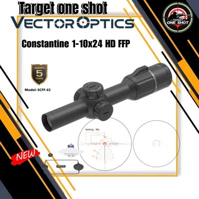 Vector optics Constantine 1-10x24 HD FFP Rifle Scope LPVO