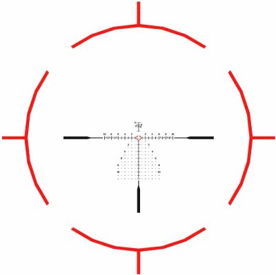 Vector optics Continental x6 2-12x44 RAR FFP Rifle Scope