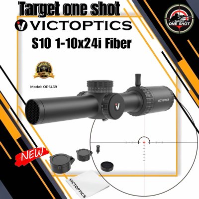 กล้องยิงเร็ว VictOptics S10 1-10x24i Fiber Reticle Scope