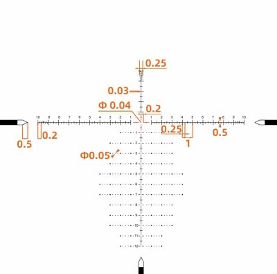 กล้องติดปืนVector optics Taurus 6-24x50 HD MIL Rifle Scope