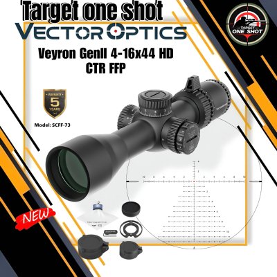 กล้องติดปืน Veyron GenII 4-16x44 HD CTR FFP Rifle Scope