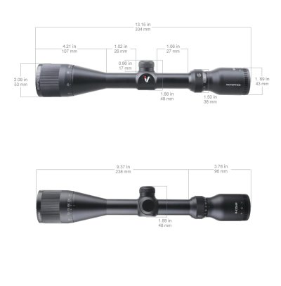 กล้องติดปืน VictOptics C4 3-12x40 SFP กล้องเล็งสายล่า