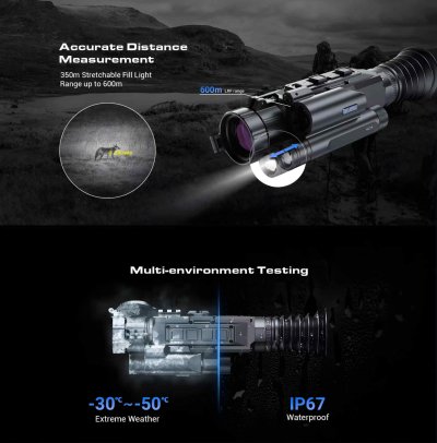 PARD NV-S450CL DS5 Night Vision Scope 4K Hunting Monocular