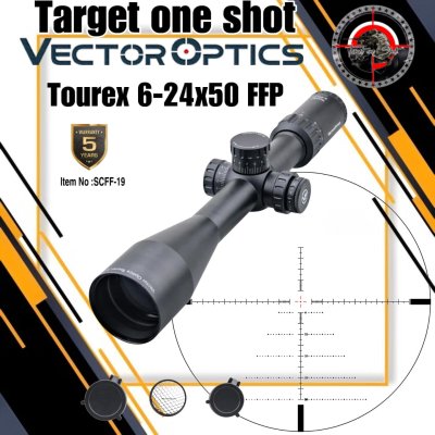 Vector Tourex กล้องติดปืน VECTOR OPTICS Tourex 6-24x50 FFP Riflescope