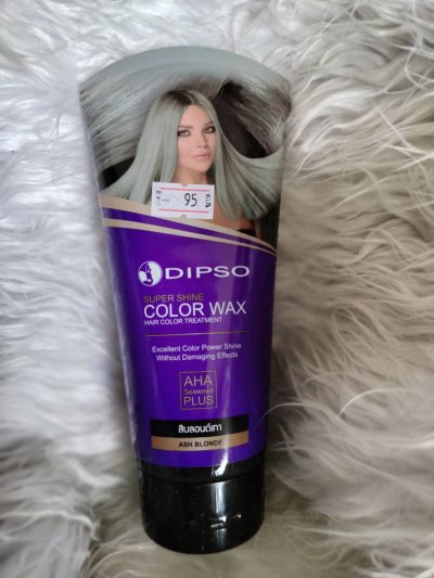 DIPSO Super Shine Calor Wax /สีบลอนด์เทา