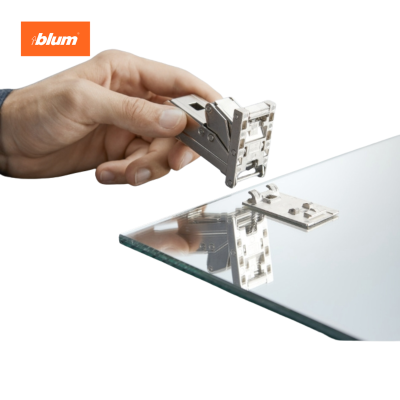 Blum hinge  CLIP top BLUMOTION 155° for glass and mirror doors