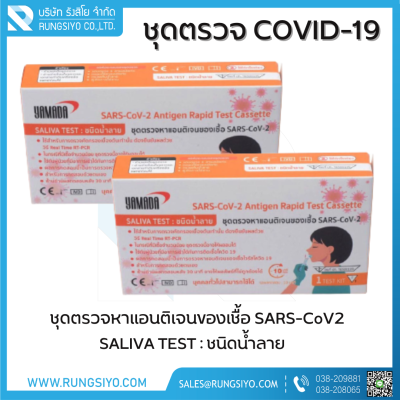 ชุดตรวจโควิด SARS-CoV-2 ชนิดน้ำลาย Yamada