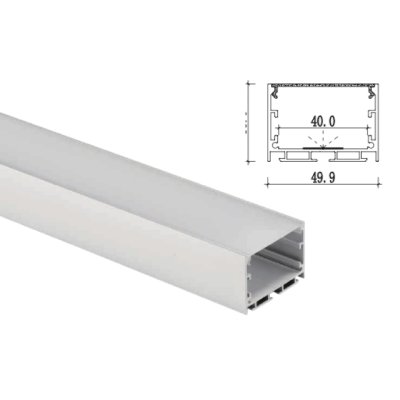 รางอลูมิเนียม ไฟเส้น LED HC641 ขนาด 1, 2 เมตร