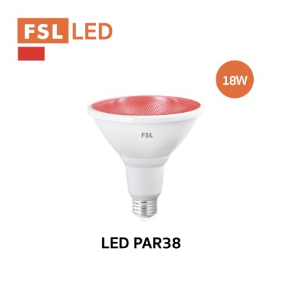 FSL หลอดไฟ LED PAR38  18W ขั้ว E27 กันน้ำ IP65