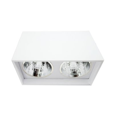 DNER DOWNLIGHT E27 X2 SURFACE MOUNTED SQUARE ADJUSTABLE