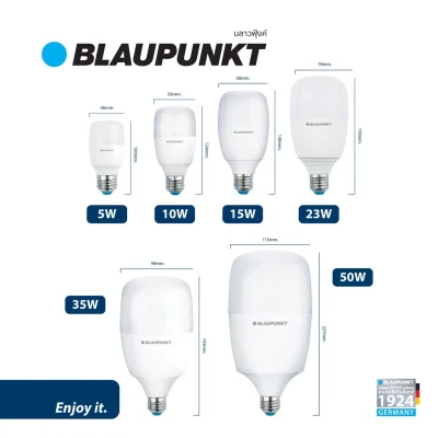 BLAUPUNKT หลอดไฟไฮเพาเวอร์ LED 60W ขั้ว E27