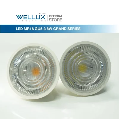 WELLUX หลอดไฟ LED MR16  6W 220V ขั้ว GU5.3