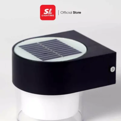 SL LIGHTING โคมไฟติดผนัง ภายนอก โซล่าเซลล์ LED 2W กันน้ำ IP55