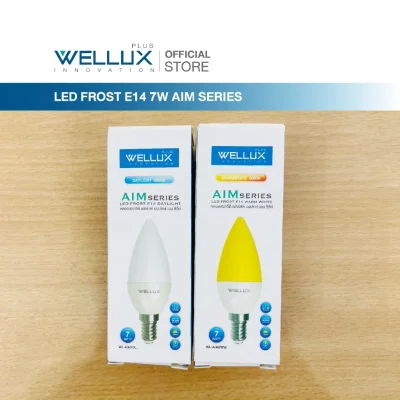 WELLUX หลอดไฟ LED CANDLE 7W ขั้ว E14
