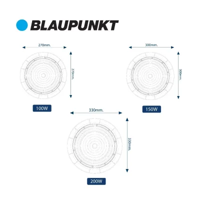 BLAUPUNKT โคมไฟ HIGH BAY LED 150W DAYLIGHT 6500K