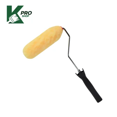 ลูกกลิ้งทาสีขนาด 6 นิ้ว ขน 25 มม.โพลีเอสเตอร์ พร้อมด้ามจับ 12 นิ้ว