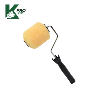 ลูกกลิ้งทาสีขนาด 4 นิ้ว ขน 25 มม.โพลีเอสเตอร์ พร้อมด้ามจับแบบกรง