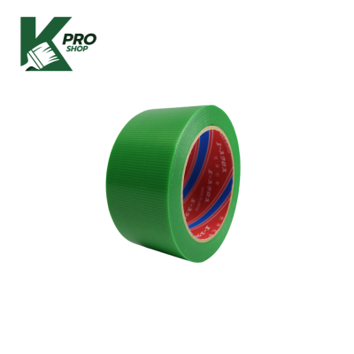 เทปผ้าเคลือบพลาสติกขนาด 50 มม. x 25 ม. (สีเขียว)