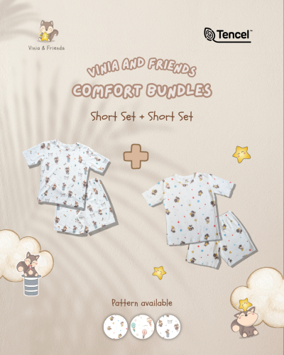 Bundle Short Set and Short Set Raccoon Series