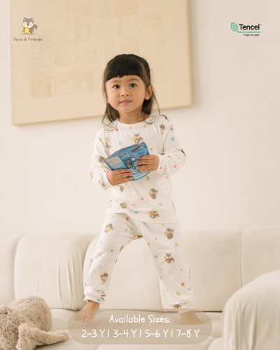 Bundle Pajamas and Pajamas Raccoon Series