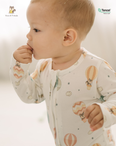 Sleepsuit Raccoon Balloon