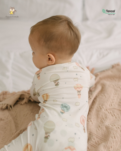 Sleepsuit Raccoon Balloon