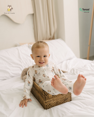 Sleepsuit Raccoon Circus