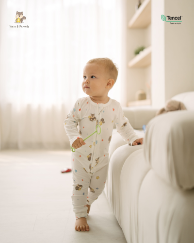 Sleepsuit Raccoon Star