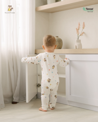 Sleepsuit Raccoon Star