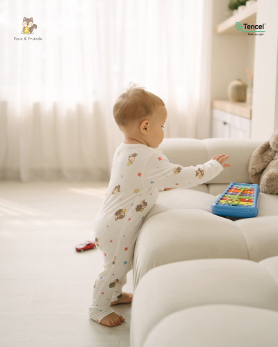 Sleepsuit Raccoon Star
