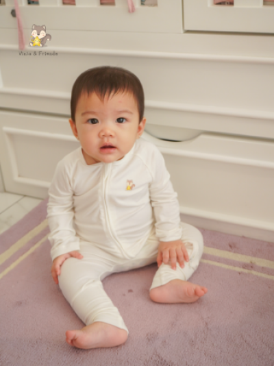 Sleepy Sleepsuit White