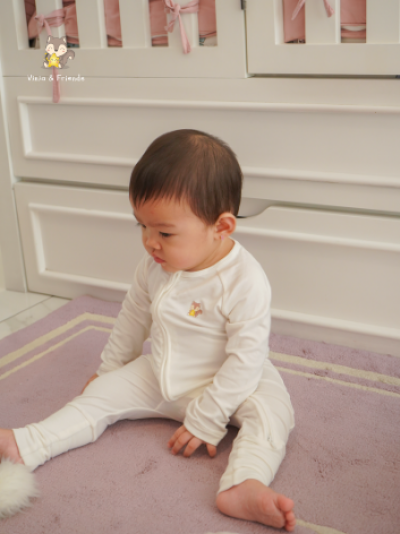 Sleepy Sleepsuit White