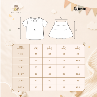 Top and Skort Animal Face