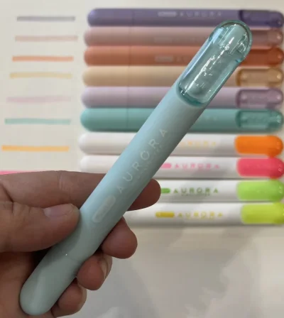 ควอนตัมปากกาเน้นข้อความ ออโรร่า น้ำเงิน