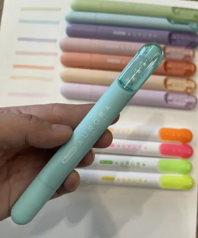 ควอนตัมปากกาเน้นข้อความ ออโรร่า  ฟ้า