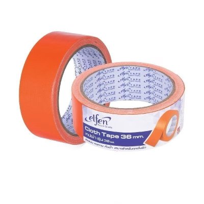 Elfen เทป เทปผ้า 36 มม. 8 หลา จำนวน 1 ม้วน