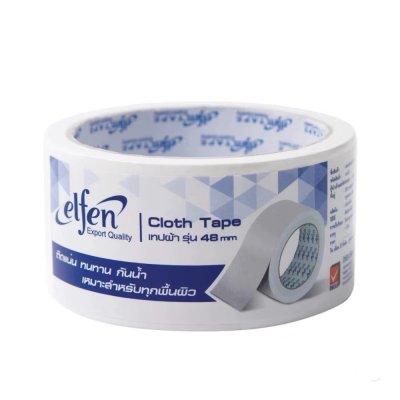 Elfen เทป เทปผ้า 48 มม. 8 หลา จำนวน 1 ม้วน