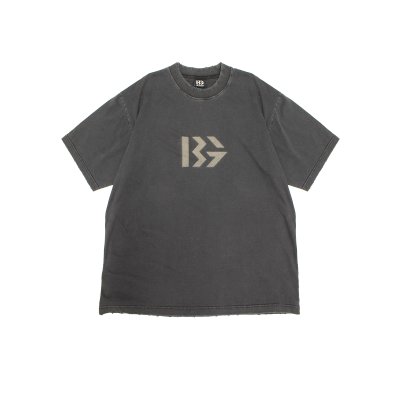 "BG" LOGO DAMAGED  TEE - FADED