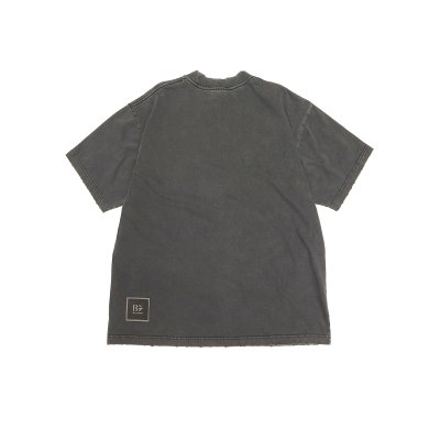 "BG" LOGO DAMAGED  TEE - FADED