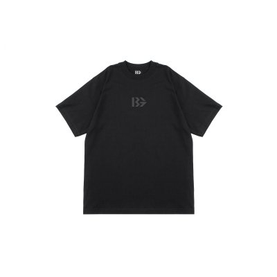 "BG" BLACK LOGO TEE -BLK