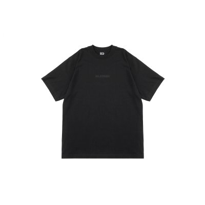 OUTLINE GREY LOGO TEE - BLK