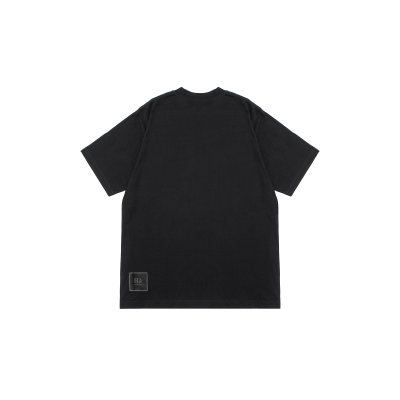 RUBBER LOGO TEE - BLK