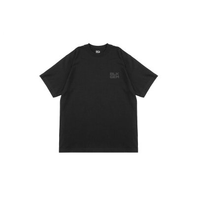 "BLKGEM" BLACK LOGO  TEE - BLK