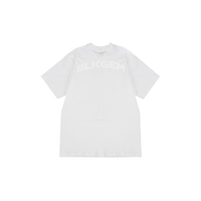 "BLKGEM" MINI WHITE LOGO TEE - WHT