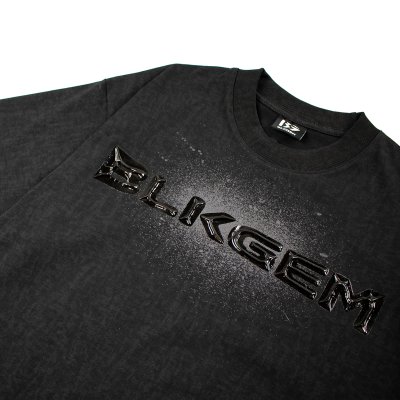 HW BLACK BLACK LOGO TEE - BLK