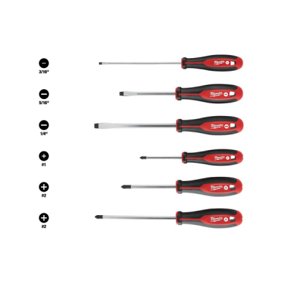 Milwaukee รุ่น 48-22-2706 ชุดไขควง 6 ชิ้น